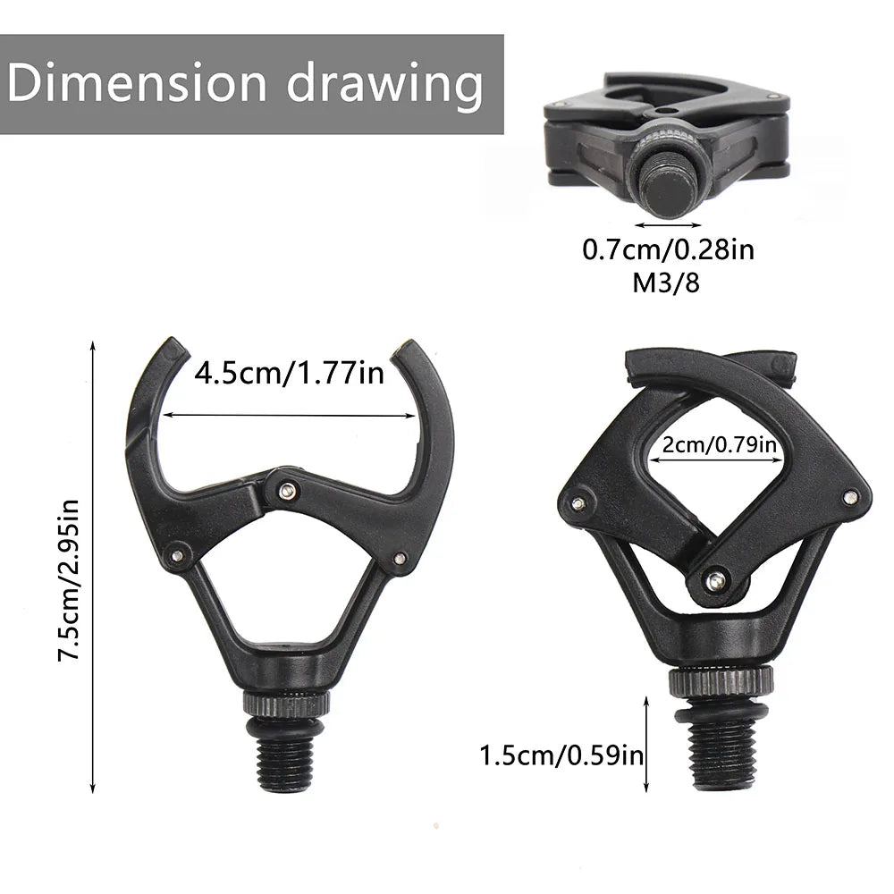 JSFUN 1/2/3Pcs Carp Fishing Rod Rest Head for Bank Sticks Rod Holder Carp Coarse Fishing