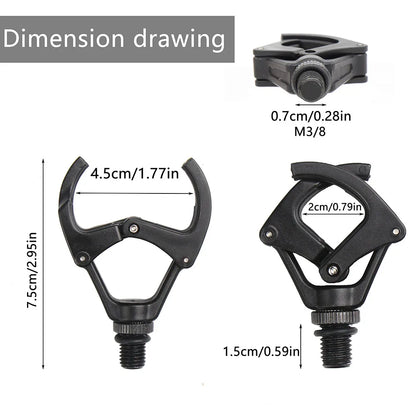 JSFUN 1/2/3Pcs Carp Fishing Rod Rest Head for Bank Sticks Rod Holder Carp Coarse Fishing