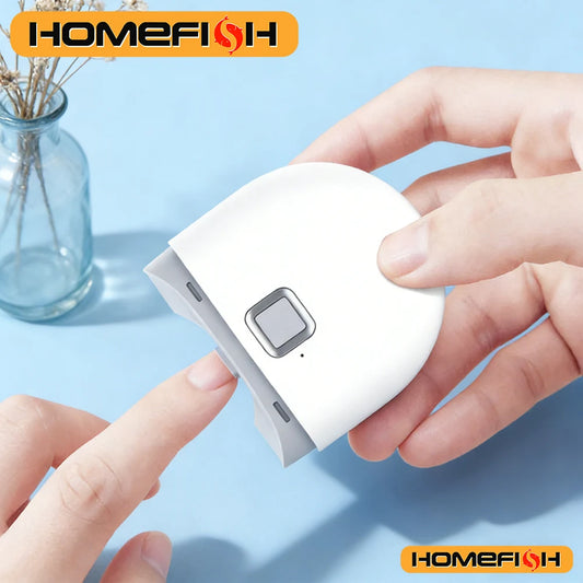 With Light Rechargeable Electric Nail Clipper - Automatic Grinding Polishing Trimmer Cutter for Baby Adult Manicure