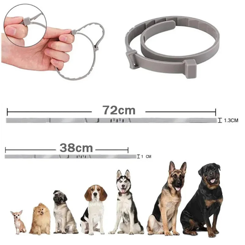 News 38/70CM Cats Dogs Calming Pheromone Collars, Pets Comfortable Adjustable Collar for Puppy Kitten Large Dog Accessories