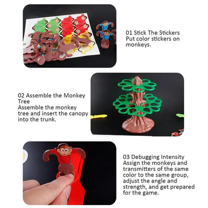 Jumping Monkey Climbing Tree Board Game Family Friends Interactive Party Desktop Game Toy for boys Girls birthday gift kids