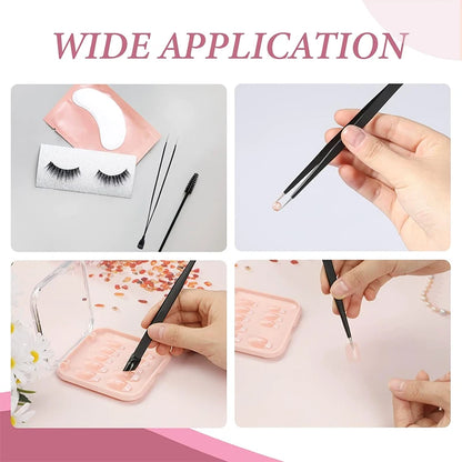 Manicure Multi-function Tweezers Multi-purpose Clip Picking Tool Silicone Head Press Stick Sticker NailArt Clamp Diamond Tweezer