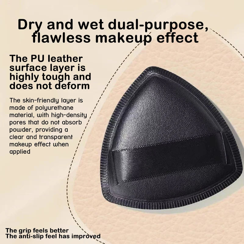 Soft Air Cushion Cosmetic Foundation Puff Flat Foundation Brush Makeup Pad Wet And Dry Use Makeup Sponge Triangular Makeup Tools