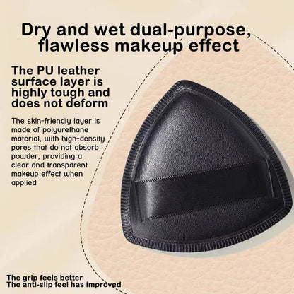 Soft Air Cushion Cosmetic Foundation Puff Flat Foundation Brush Makeup Pad Wet And Dry Use Makeup Sponge Triangular Makeup Tools