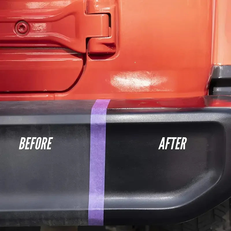 Car Plastic Restorer, Ceramic Coating, 2-3 Years of Long-Lasting Protection, Restoration and Whitening, Black Gloss, Plastic Trim and Rubber Maintenance