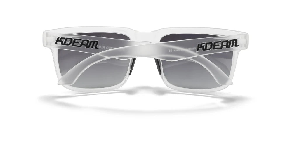 KDEAM Men's Polarized Sunglasses Square Casual Outdoors Sun Glasses Women Unisex Sunglass For Couple With Zipper Case