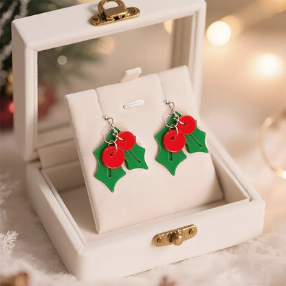 Christmas Silicone Resin Earring Molds with Holes Jewelry Pendant Mold Halloween DIY Ornaments Bracelet Gifts Macking Mould Kit