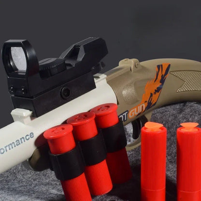 S686 Throwing Shell Toy Gun Soft Bullet Airsoft Launcher Outdoor Sports CS Game Pistola Shooter Fun Toy for Boys Gift