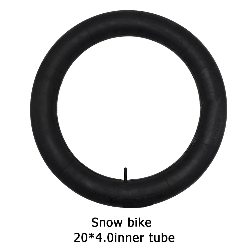 Bike Inner Tube 20x4 Inch Wided Rubber Spare Tube For Snowmobiles ATVs Bicycles Tire Cycling Parts Accessories