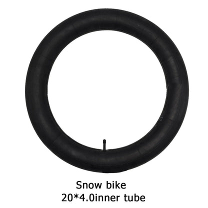 Bike Inner Tube 20x4 Inch Wided Rubber Spare Tube For Snowmobiles ATVs Bicycles Tire Cycling Parts Accessories