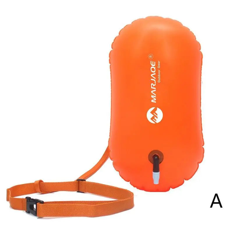 Swimming pool Buoy Tow Floats Inflatable Life Saving Swim Buoy PVC Inflated Air Drying Bag Drift Bag  pool accessory Open Water