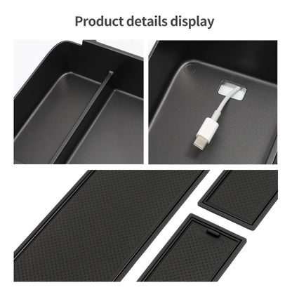 for Hyundai Santa Fe 2024 2025 Car Armrest Storage Box Organizer Case Car Interior Accessories Center Console Storage Tray