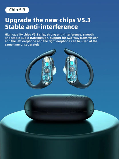 Wireless Bluetooth A520 Headset HD Sound Quality Stereo Universal Headset Touch Light Mini High Quality Earplugs Anti-Sweat