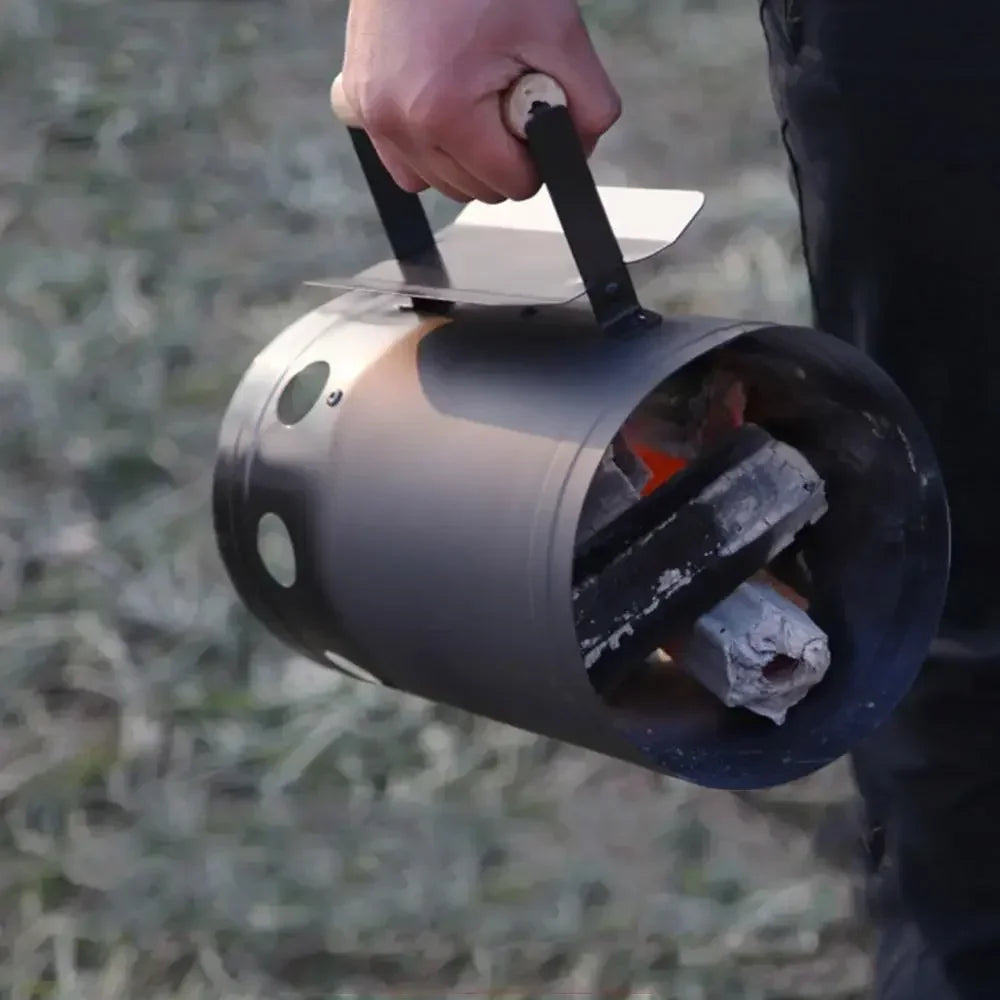 Spark Bucket Charcoal Bucket Charcoal Ignition Charcoal Bucket Barbecue Stove  Igniter Outdoor Barbecue Stove Ignition Cylinder