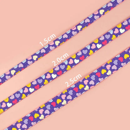 Valentine's Day and New Year Gifts For Medium Dog And Small Dog  Cute Pet Collar Double Sided Printed Pet Dog And Cat Collar