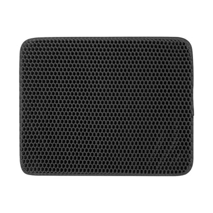 1Pc Large Size Cat Litter Mat-Advanced Honeycomb Double Layer Design,Urine Waterproof,Easy Cleaning,Scatter Control,Stay Clean
