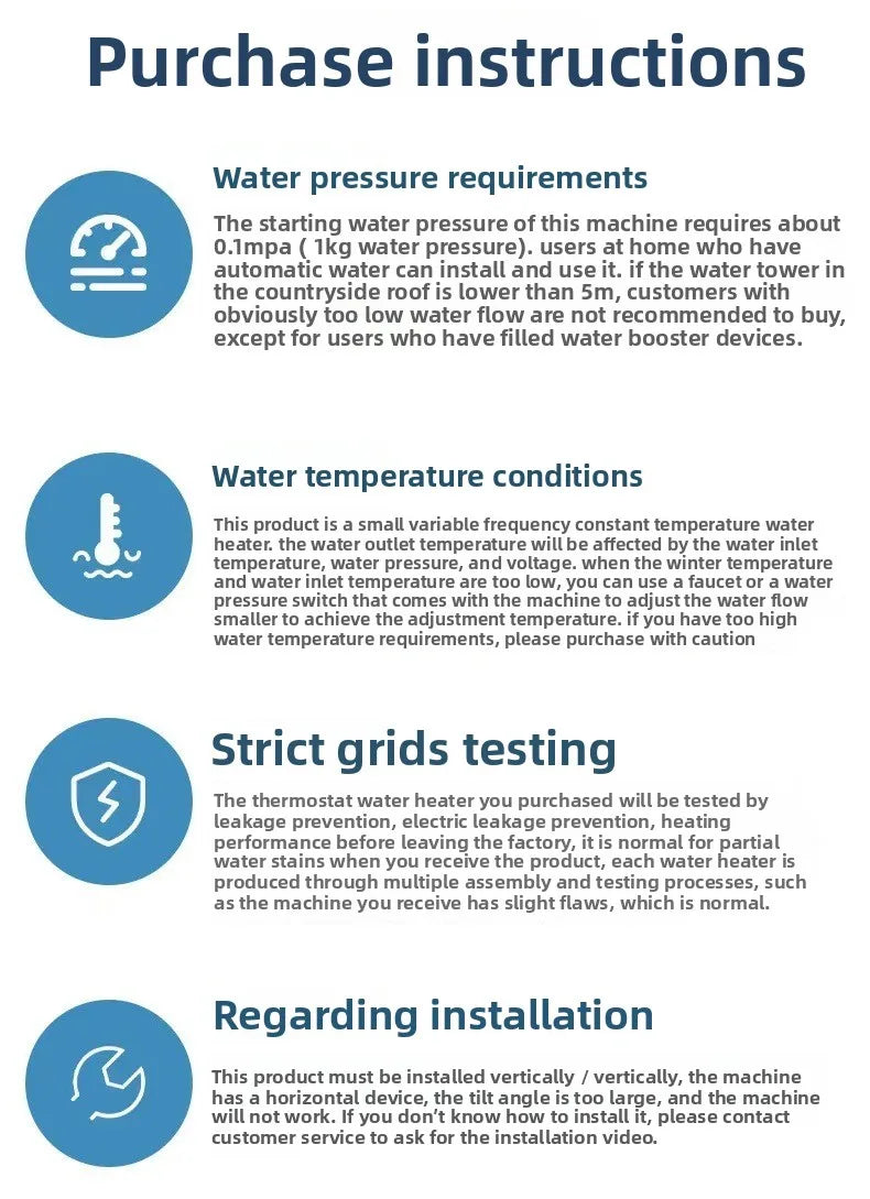5500W Newest Water Heater Instant Water Heater Tankless Instantaneous Faucet Tap Kitchen Hot Water Crane LED Digital
