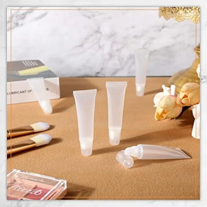 100PCS 5/10/15ML Lipgloss Tubes Wholesale Empty Lipstick Soft Makeup Squeeze Clear Lipgloss Container DIY Lip Gloss Cosmetics