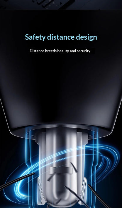 Portable Nose Ear Hair Trimmer Electric Clipper for Men Women Rechargeable Painless Hair Removal Kit