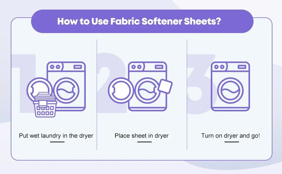 Dryer Sheets Bulk Natural Fabric Softener Plant Lavender Laundry Softener Naturally Pet Clothing Cleaning Aromatherapy Tablets