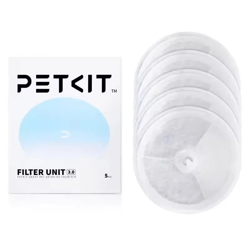 Original PETKIT Filter 3.0 5PCS Pet Automatic Feeder Filter Cat Water Fountain Cat Health Water Fountain Replacement Filters