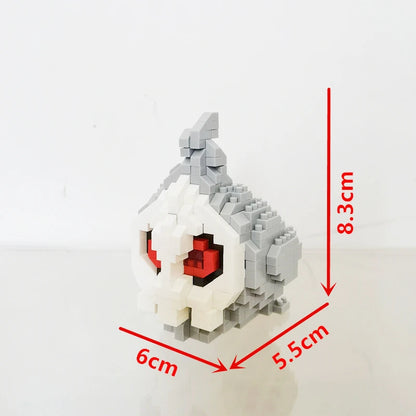 75 Style Building Blocks Assembly Anime Picachu Charizard Doll Blastoise Bulbasaur Gengar Bricks Figures Toy for Kid Gift