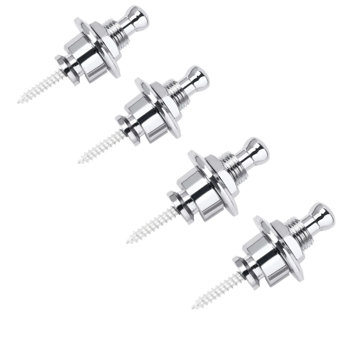 Guitar Strap Buttons Pins 1\2\4PCS 3 Color For Choose Premium Guitar Strap Locks Metal Security Strap Buttons Metal End Pins