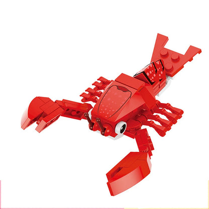  Moc Insect Animal Model Bee Ant Butterfly Cricket Grasshopper whale Set Building Blocks Diy Puzzle Assemble Toys Boy Kid Gift