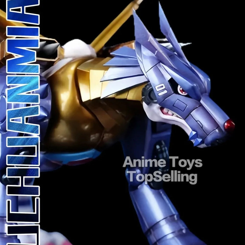 9cm Anime Digimon Adventure Figure Metal Garurumon Action Figures Pvc Collection Model Toys for Children Gifts
