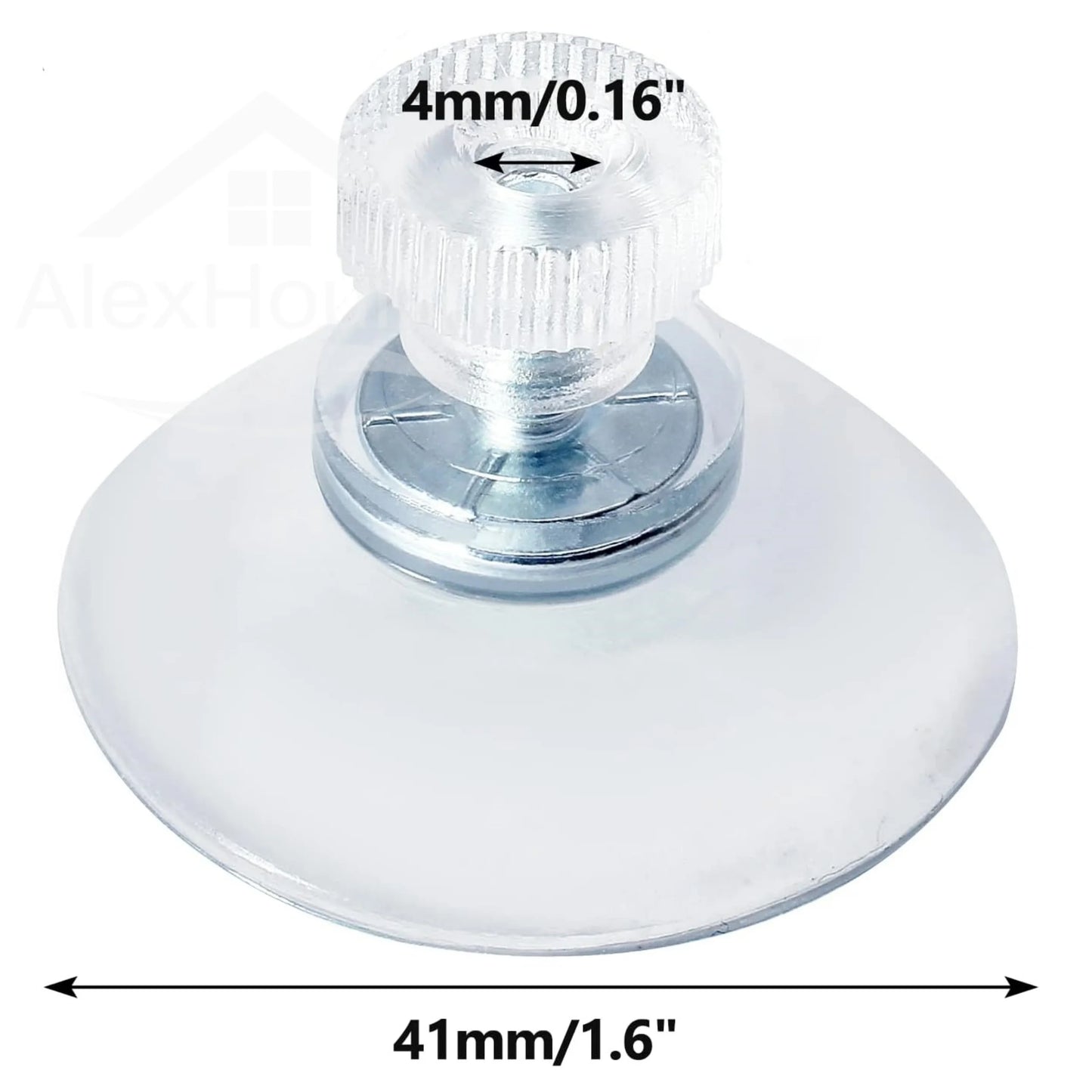 5/10Pcs Suction Cups with Screw 25/32/41/53mm Plastic Sucker Pad Holder PVC Sucker with Screw Nut for Bathroom Window Car Shade
