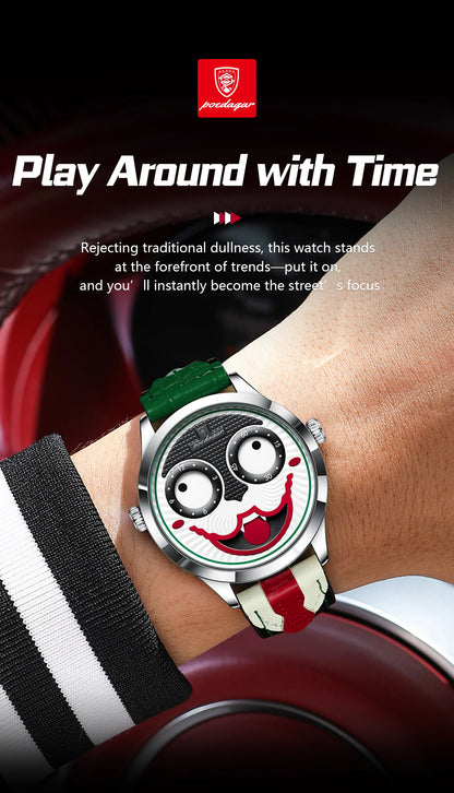 POEDAGAR Original Luxury Watch For Man Waterproof High Quality Male Wristwatch Quartz Leather Sports Fashion Men's Watches Reloj