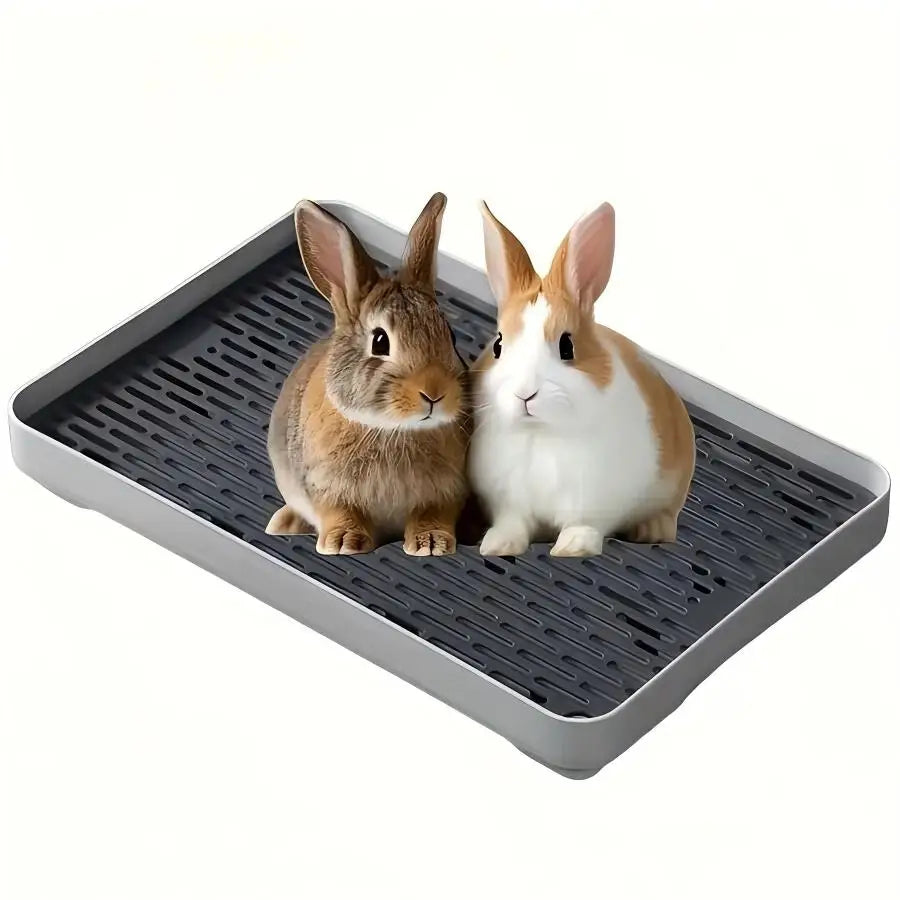 1pc Rabbit Litter Box Small Pet Toilet Tray Bunnie Corner Toilet Box For Ferret Hamster Dragon Cat Guinea Pig Dutch Pig Supplies