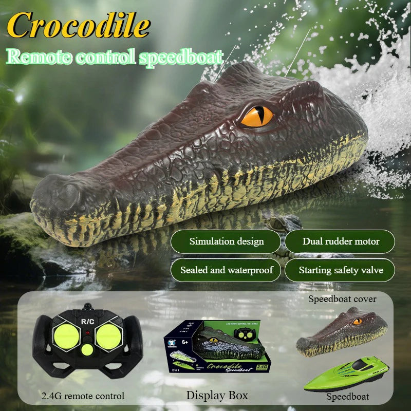 High Speed RC Boat Remote Control - Waterproof Kids Pool Racing Toy for Outdoor Lakes & Ponds Ideal Birthday Gifts For Kids Boys