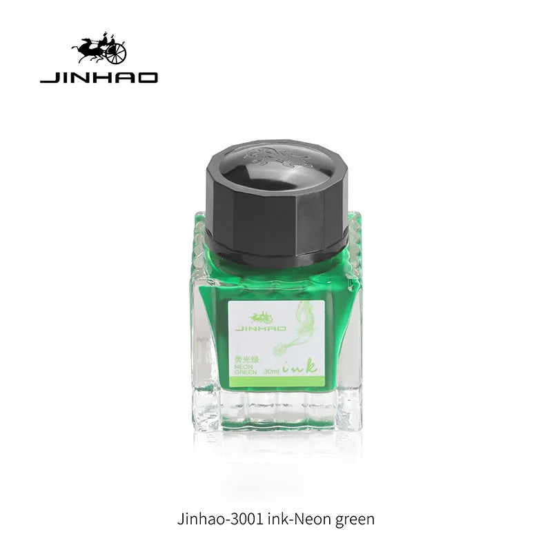 JINHAO 30ml Fountain Pen Ink Non-carbon Cartridge Refill Glass Bottled Fountain Pen Ink Stationery Office School Supplies