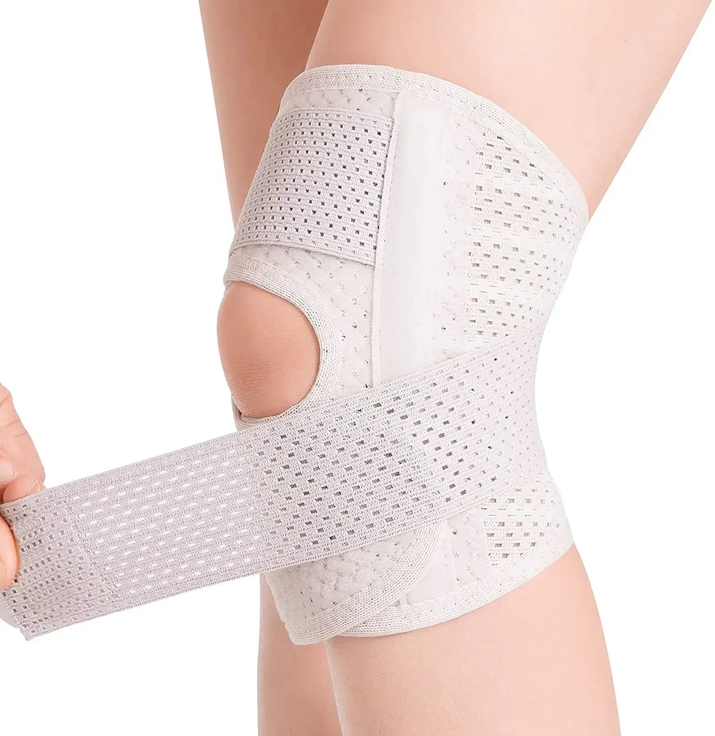 Knee Brace with Side Stabilizers Relieve Meniscal Tear Knee PainArthritis Joint Pain Relief reathable Knee Support