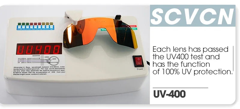 SCVCN Photochromic Cycling Glasses Bike Mountain Bicycle Golf UV400 Sunglasses Sport Protection Glasses for Men Women Baseball