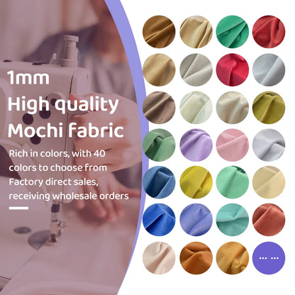 40colors 50x50cm Stretch Mochi Smooth Minky Fabric Hopen 95% Polyester 5% Spandex Stretch 4 Side Plush Fabric For Diy Sewing Toy
