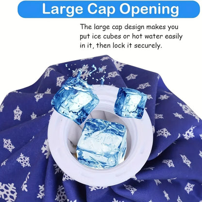 Cooler Bags Reusable Ice Bag Set for Pain Relief 6" 9" 11" Size Cotton Material Heat Pack for Knee, Head, Leg - Versatile Cold