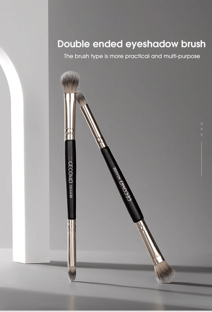Double-headed painting eyeshadow brush novice makeup brush soft hair does not eat powder natural dizzy dye easy makeup