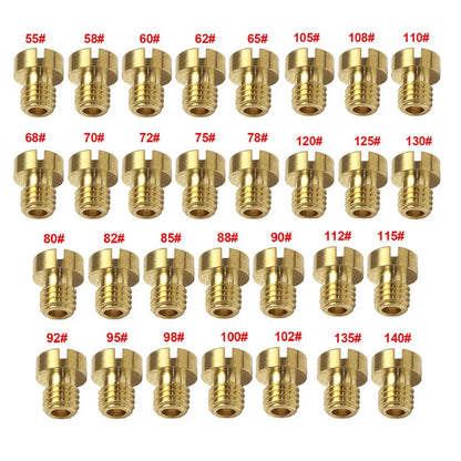 10/5pcs Carburetor Main Jet 5mm M5 Thread 5x0.75 for Dellorto SHA PHBG NC PHVA AD/DS Racing Carb JNC Injector Nozzle Size