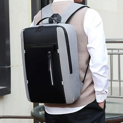 Fashion Business Laptop Backpack Large Capacity Shockproof Computer Bag Casual Office Travel Shoulder Bag for Work
