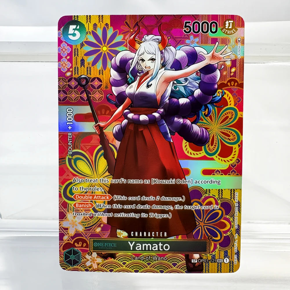 Anime One Piece OPCG Card English Version Nami/Jewelry Bonney/Carrot/Boa Hancock/ Perona Game Anime Collection Proxy Cards
