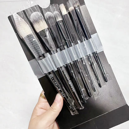 BKNikki Pro Artist Makeup Brush Set 7PCS Professional Face Powder Blush Eyeshadow Brow Liner Cosmetic Brushes