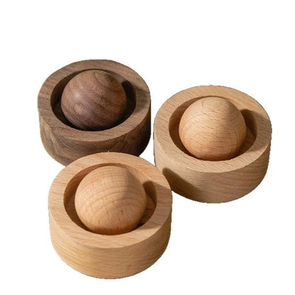 Wood Car Essential Oil Diffuser Wooden Aromatherapy Round Essential Oils Diffuser Set for Home Office Bedroom Car