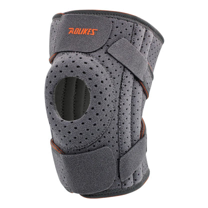 AOLIKES 1PCS NEW Knee Brace with Side Stabilizers & Patella Gel Pads,Knee Support for Cycling,Running,Climbing