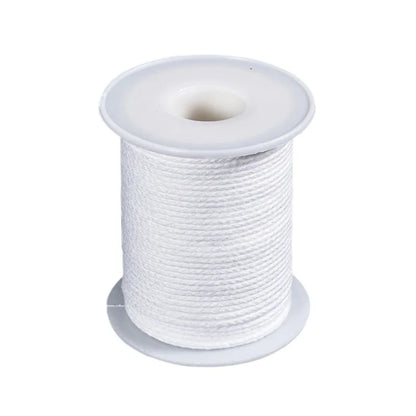 61 Meter/Roll White Candle Core Cotton Candle Handmade Candle Mold Making Kit for Household Smokeless Candle Production