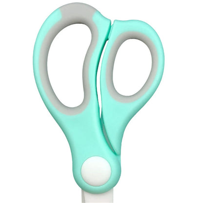 Ceramic Scissors for Baby Food,Portable Food Cutting Shears with Dust Cover for Kitchen,Multi-purpose Non-slip Food Cutting Tool
