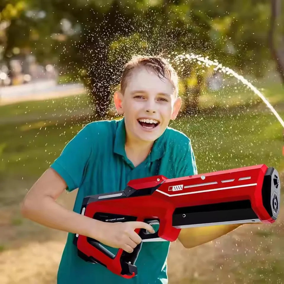 Electric Water Gun Toy for Adults Powerful Automatic Suction Water Blaster Summer Gift Beach Pool Garden Game Outdoor Fun Toy