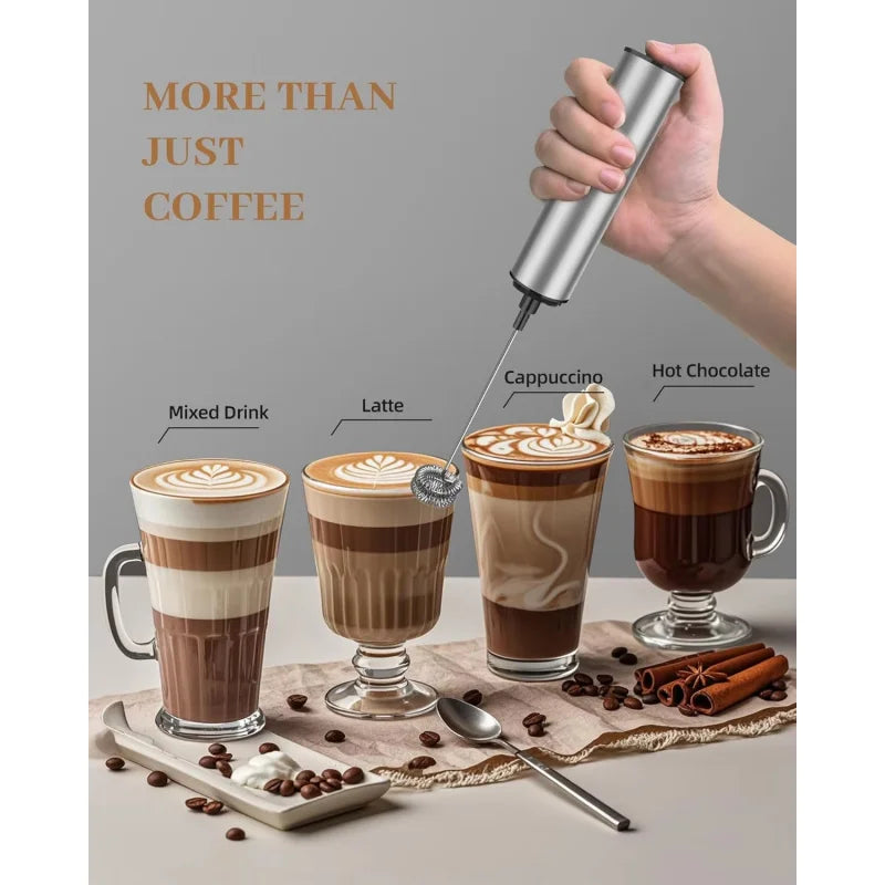 2026 NEW HOT stainless steel high-speed milk frother, coffee frother multi-purpose suitable for coffee households And baking use