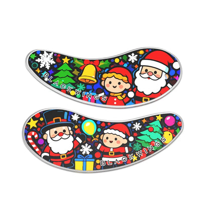 Blackwings 6 pairs of silicone eye patches are suitable for dark circles and puffy, reusable female cooling gel eye mask.